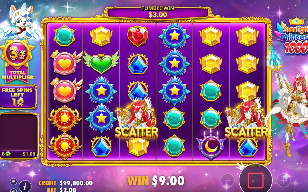 Free Spins round with the persistent Total Multiplier