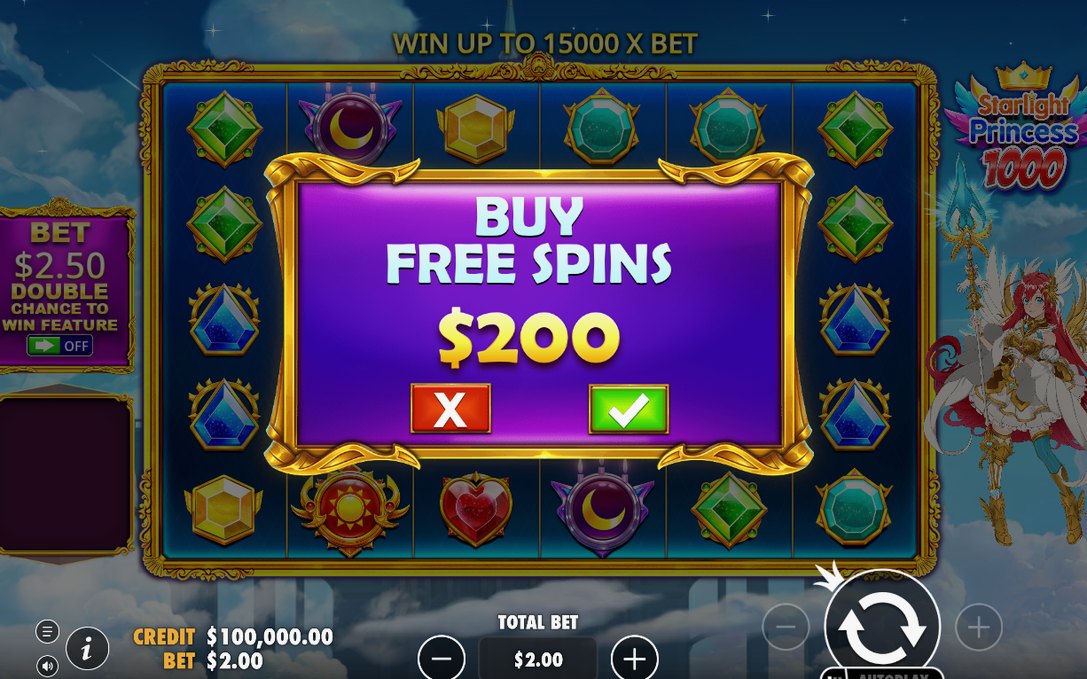Bonus screen showing the bonus round in progress