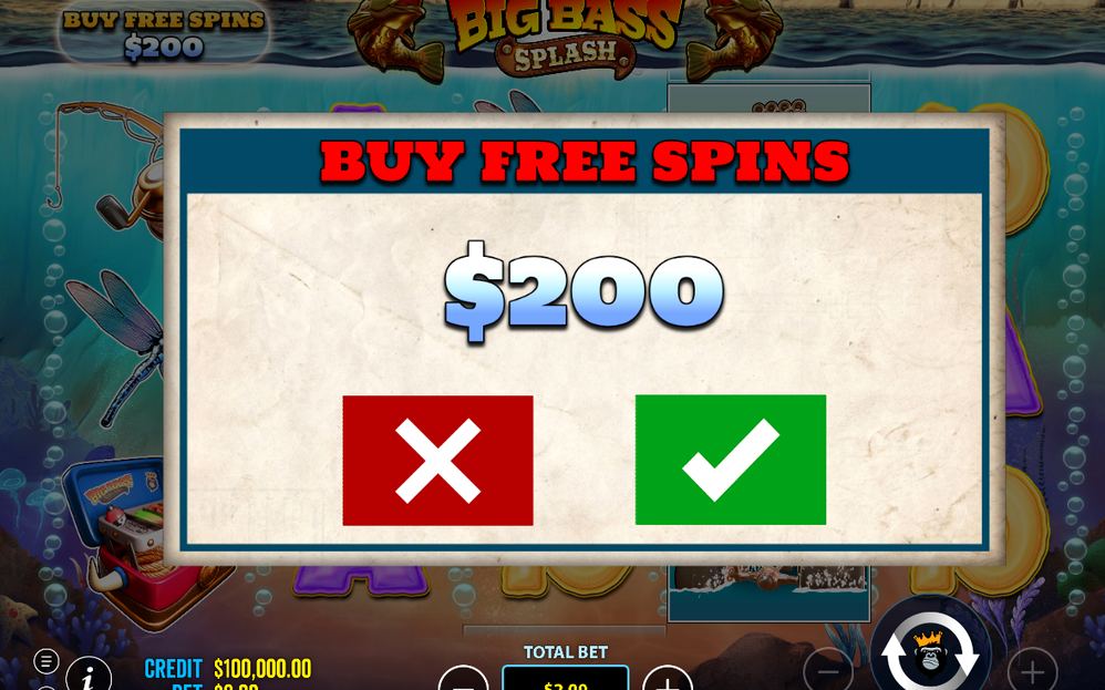 Base game 5x3 reels with paylines and Scatter symbols